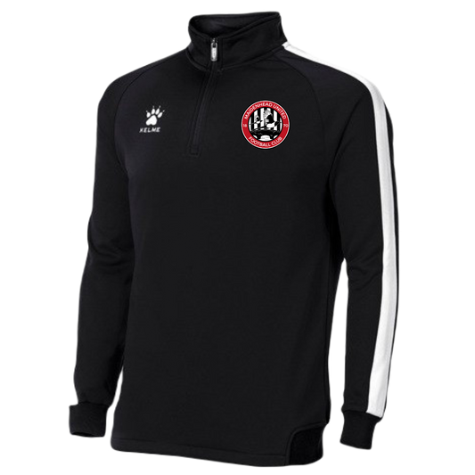 MUFC Global Half Zip Black