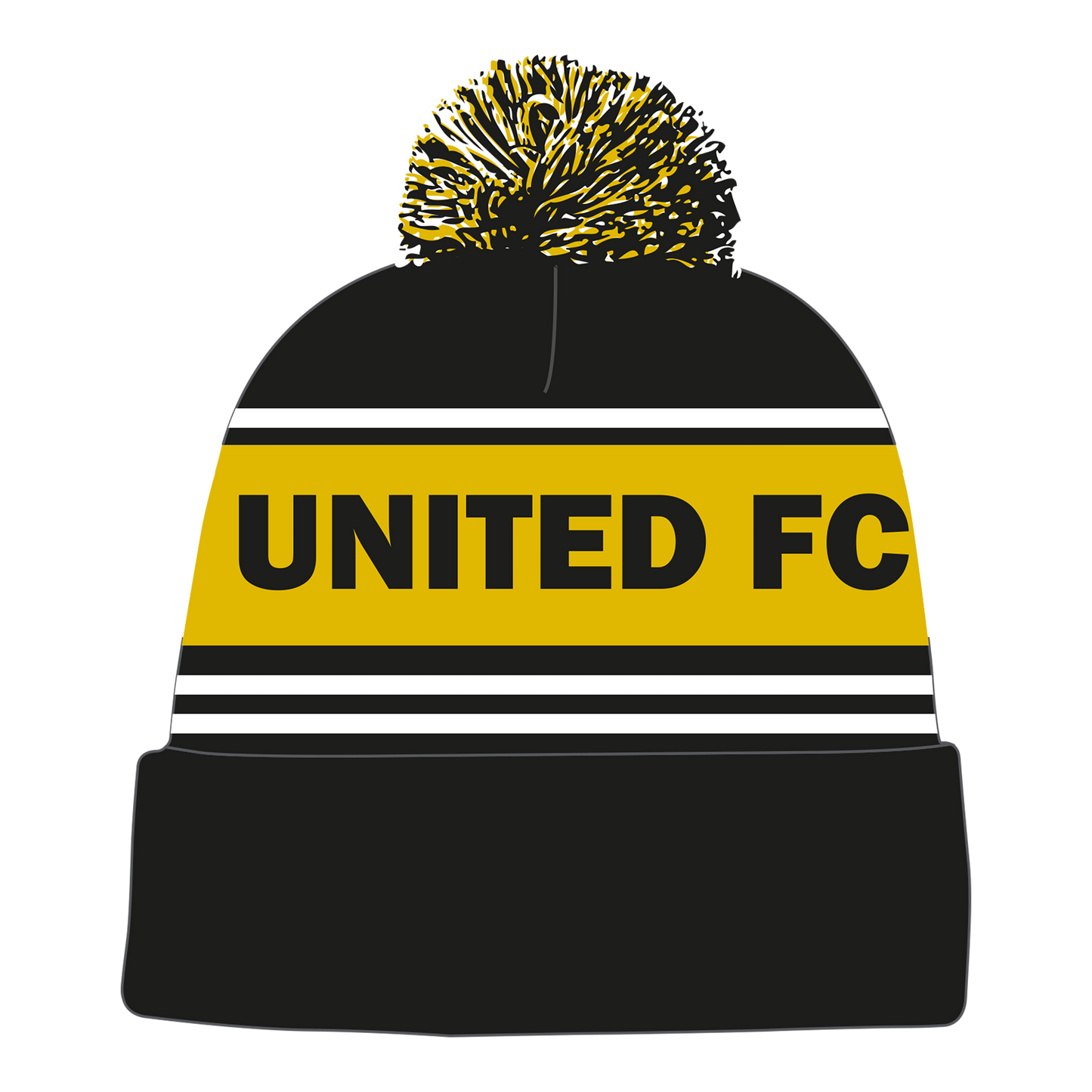 MUFC 'GOLD' Bobble Hat- MUFC GOLD MEMBERS ONLY